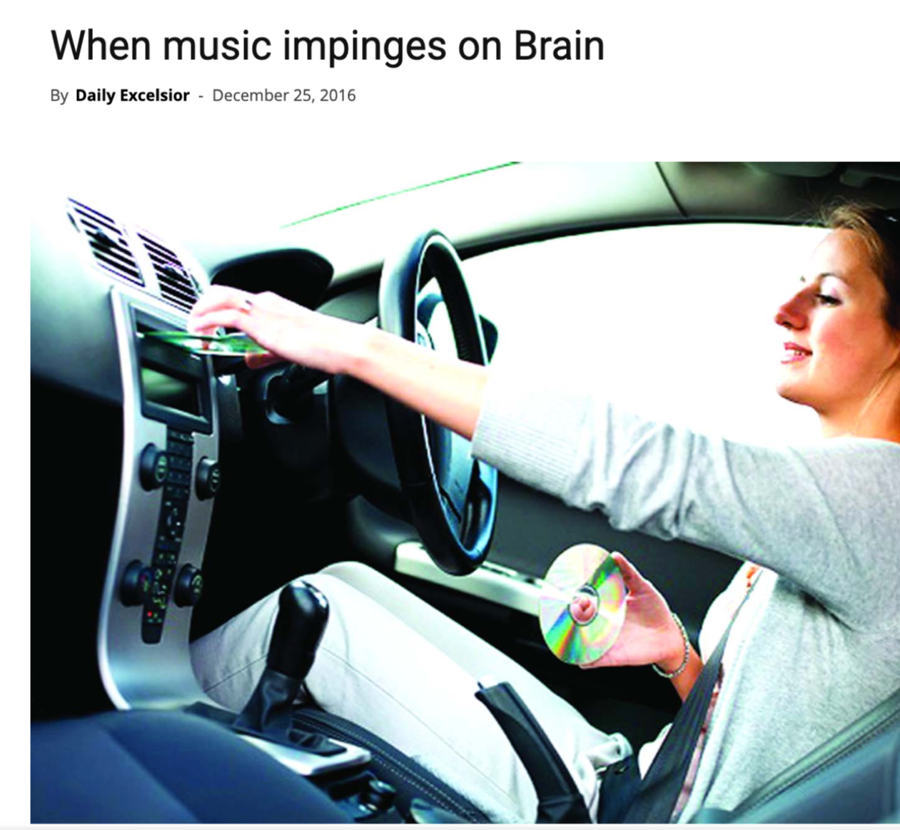 Daily Excelsior, How Music Impacts the Brain