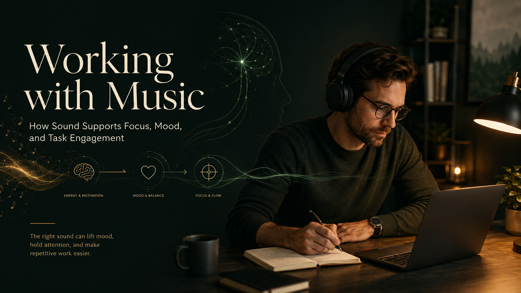 Working with Music: How Sound Supports Focus, Mood, and Task Engagement