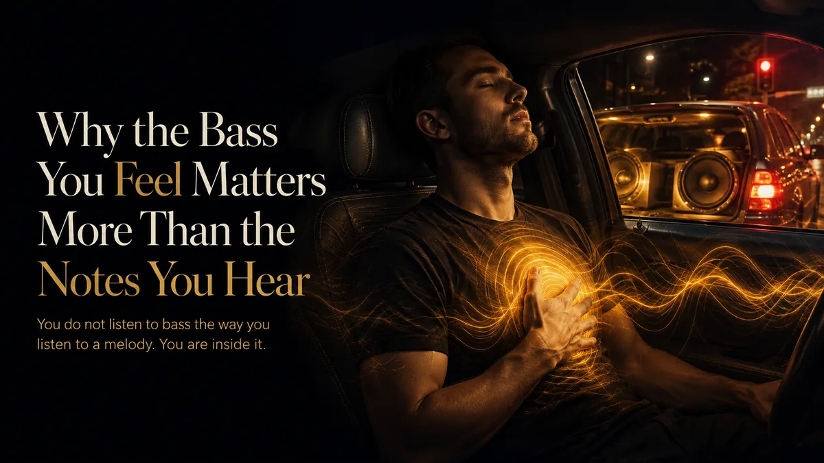Why the Bass You Feel Matters More Than the Notes You Hear