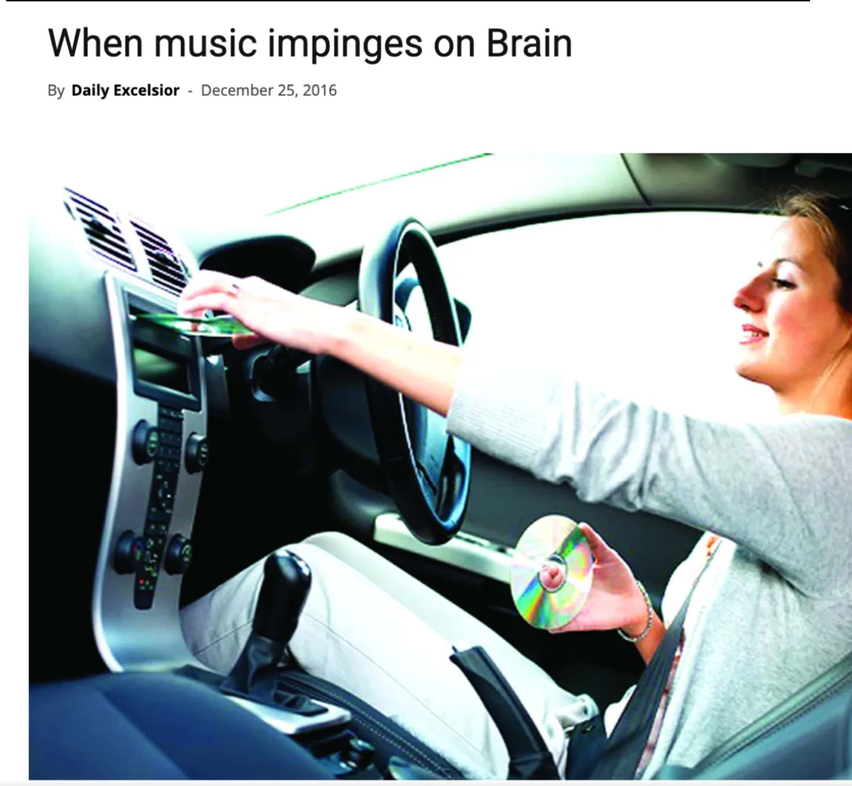 Daily Excelsior, How Music Impacts the Brain