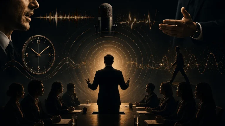The Tempo of Trust, How Voice, Pace, and Body Rhythm Shape Authority and Decision-Making