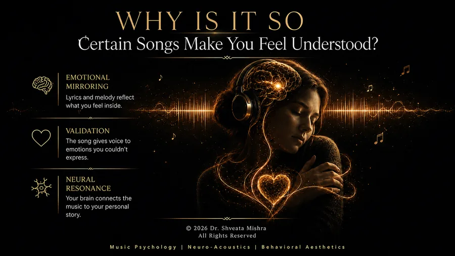 Why certain songs make you feel understood: a listener quietly recognizing themselves in a piece of music