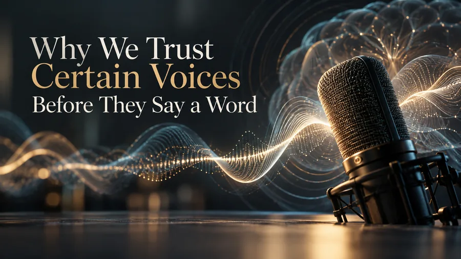 Neuro-acoustic illustration of why we trust certain voices within the first spoken word